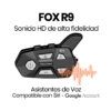 Intercomunicador para Motociclista Multigrupo Fox R9